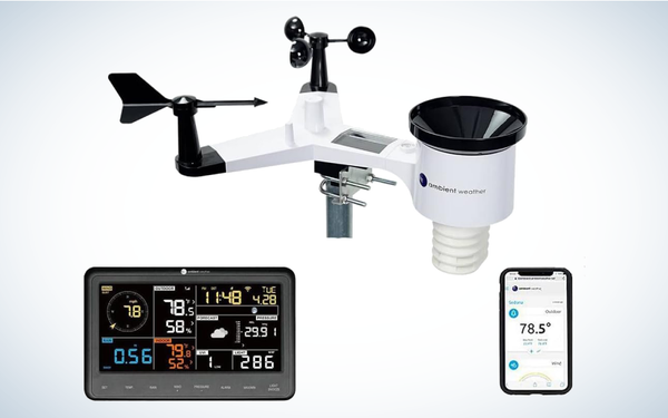 Best Home Weather Stations: Ambient Weather WS-2902 WiFi Smart Weather Station
