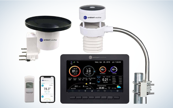Best Home Weather Stations: Ambient Weather WS-5000 Ultrasonic Smart Weather Station