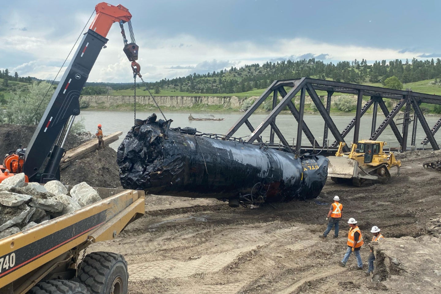 The Environmental Protection Agency has removed more than 200,000 pounds of asphalt liquid petroleum  from the Yellowstone River since June 2023. 