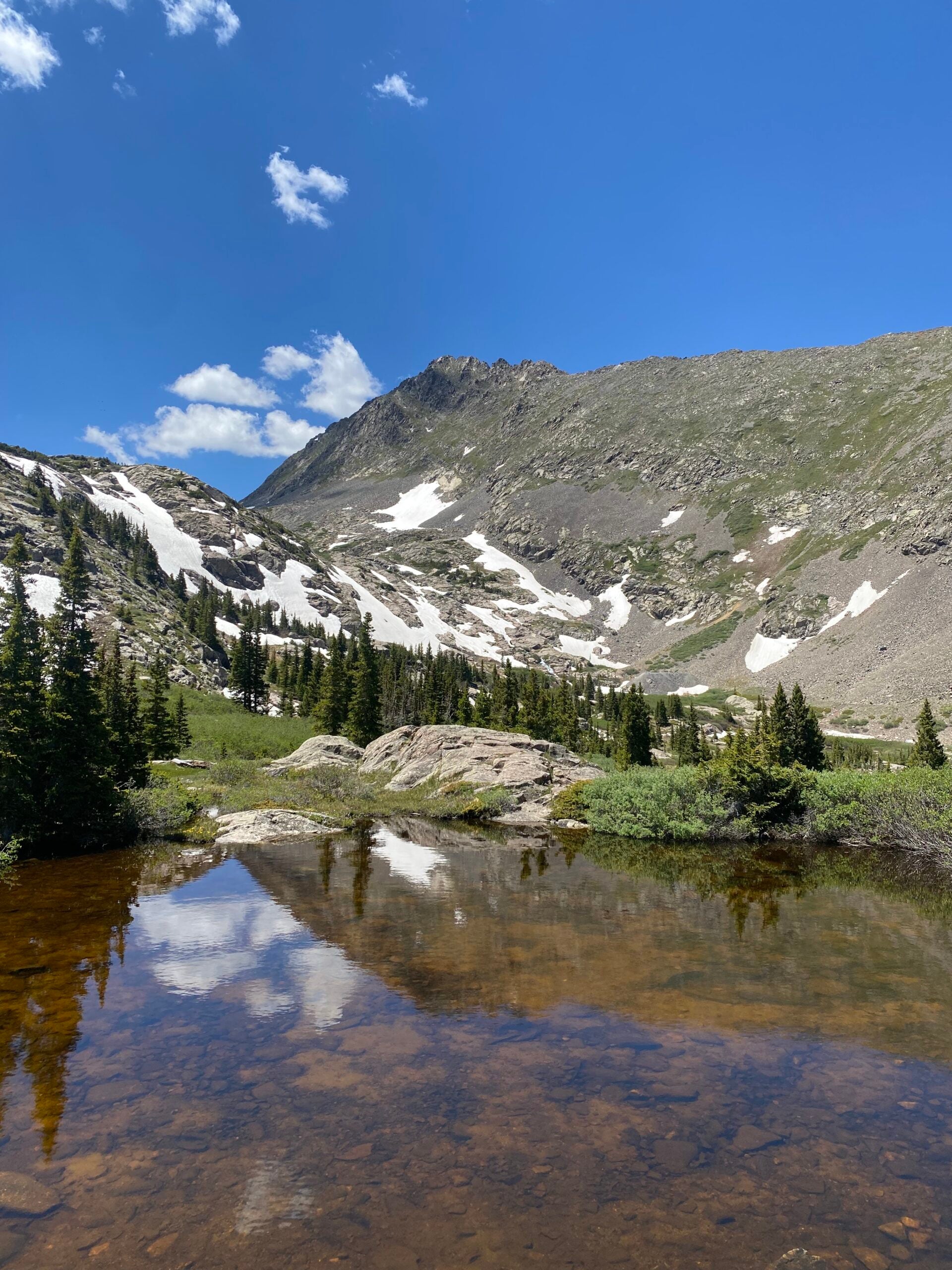 High alpine lakes are an excellent place to try backcountry fishing.