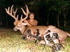 hunter poses with a big Kentucky velvet buck
