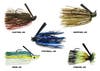 photo of five different types of jigs for bass fishing