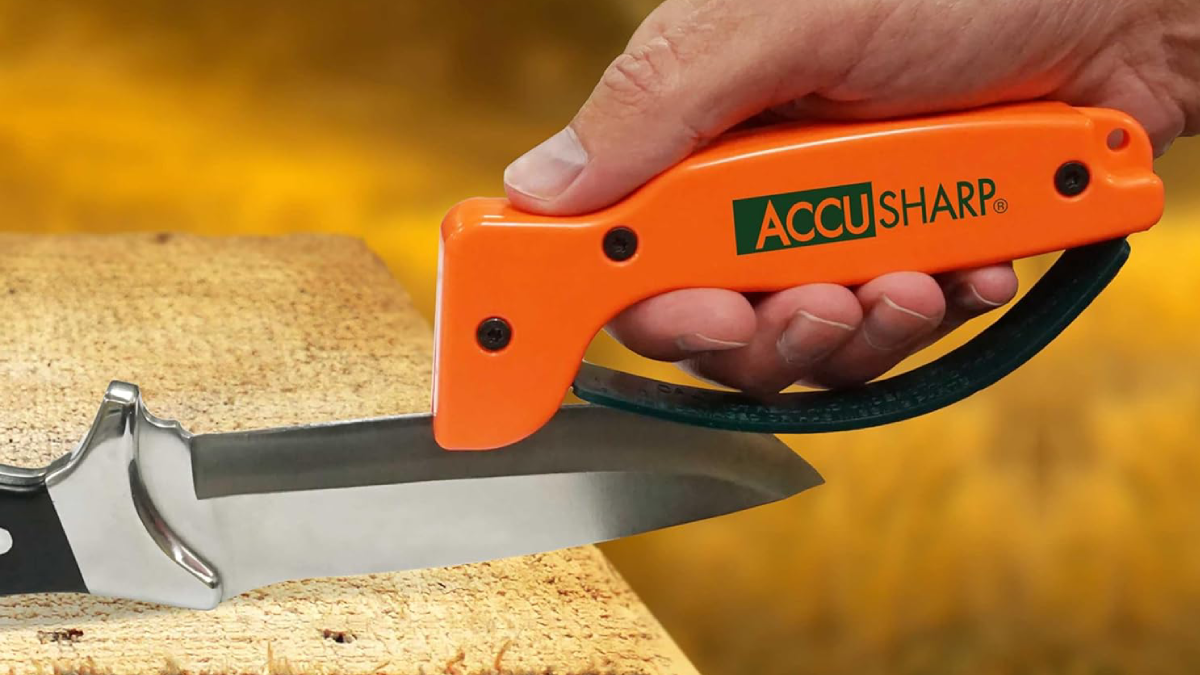 This Knife Sharpener Can Sharpen Your Knives In Seconds—And It's Only $10  Right Now