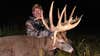 Hunter Terry Drury shows of a huge Missouri buck with 6-inch droptine.