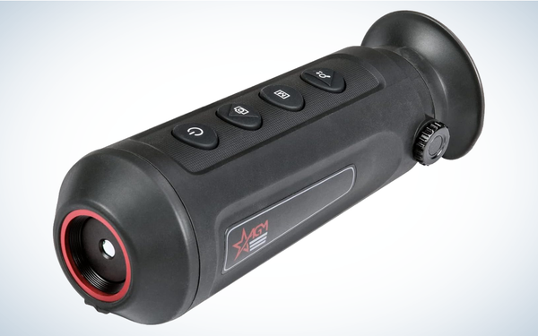 AGM Global Vision Asp-Micro TM160 Short Range Thermal Imaging Monocular on gray and white background