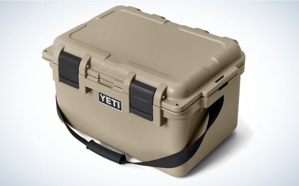 Yeti LoadOut GoBox on gray and white background