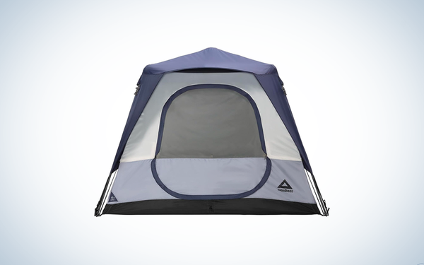 Caddis Rapid 4:6-Person Tent on blue and white background