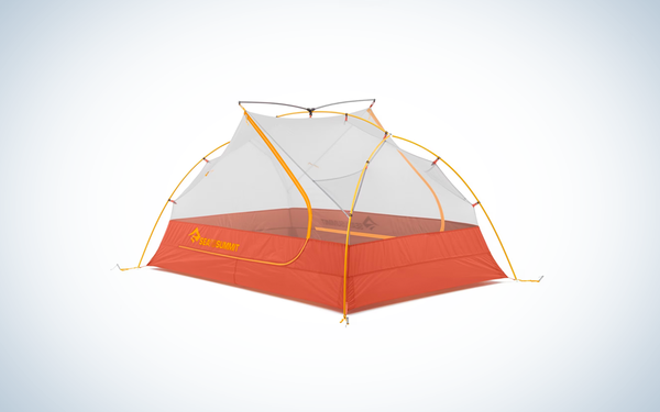 Ikos TR2 Tent on blue and white background