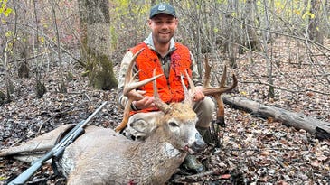 New Hampshire Hunter Takes Double-Drop-Tine Potential State Record Buck