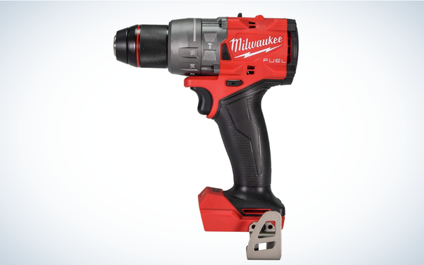 Milwaukee Fuel Cordless Hammer Drill/Driver on gray and white background