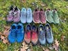 The testing lineup for our hiking shoes shootout. 