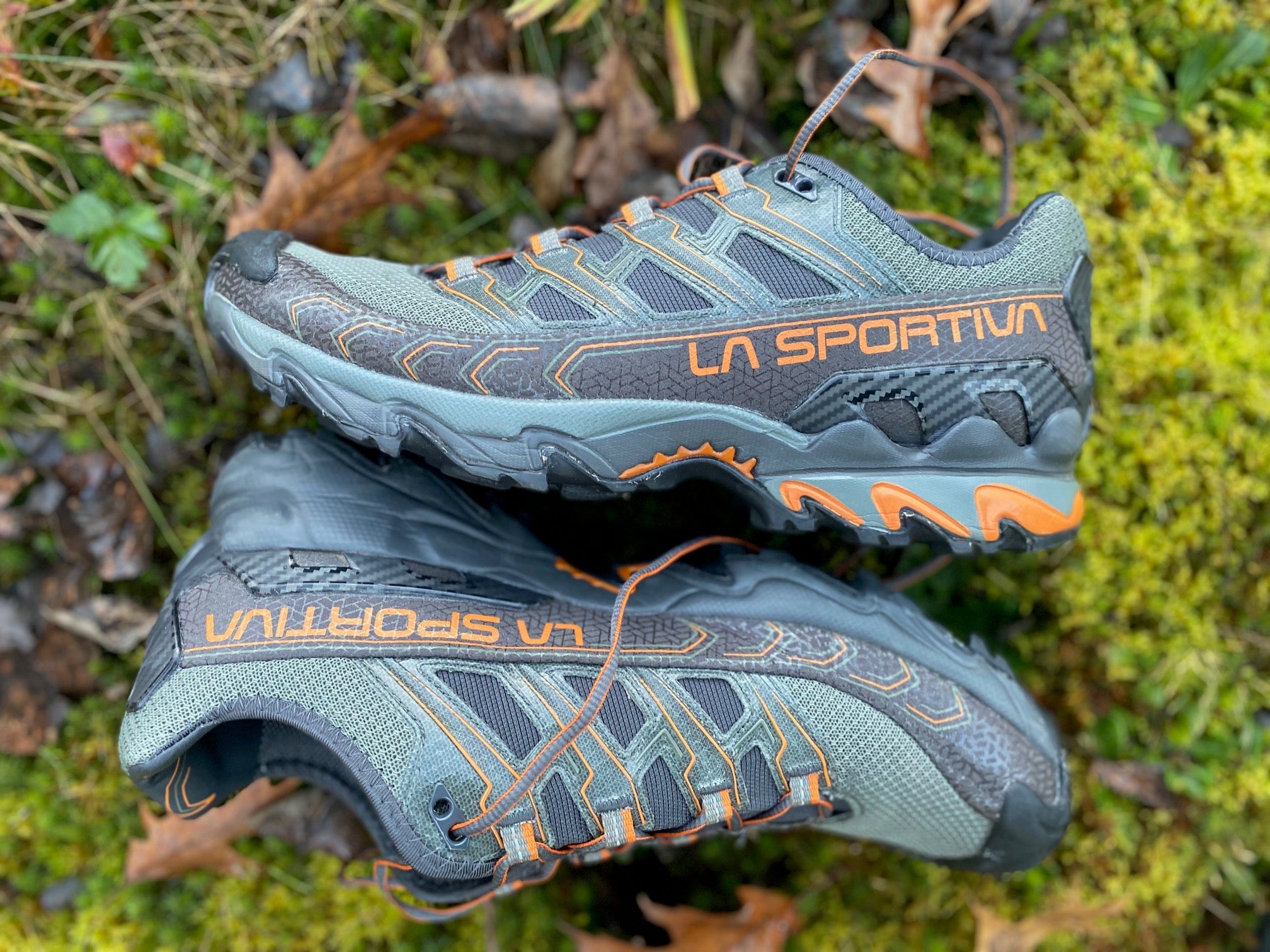 The Ultra Rapid II hiking shoes are supportive and come in three different color patterns.