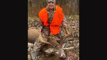 10-Year-Old Hunter Tags Giant Missouri Buck with Muzzleloader During a Rainstorm