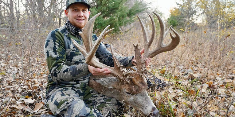 Kansas Hunter Tags 36-Point, 255-Inch Giant Whitetail