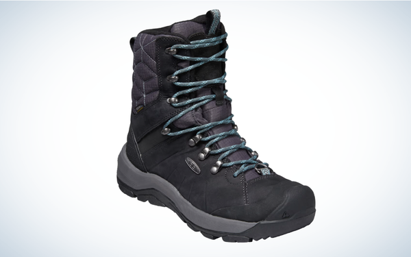 Keen Revel IV Polar High Insulated Waterproof Boots on gray and white background