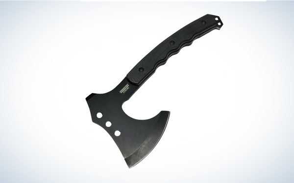 Defender Xtreme Axe on gray and white background