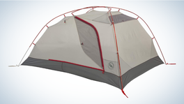 Big Agnes Copper Spur HV2 Expedition Tent on gray and white background