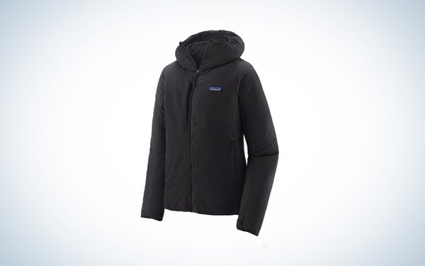 Patagonia Nano Air jacket on blue and white background
