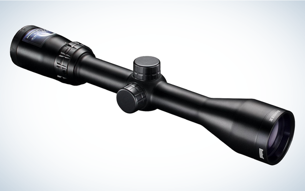 Bushnell Banner Rifle Scope on gray and white background