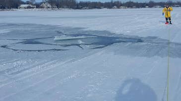 Minnesota Fisherman Drowns After Truck Falls Through Ice