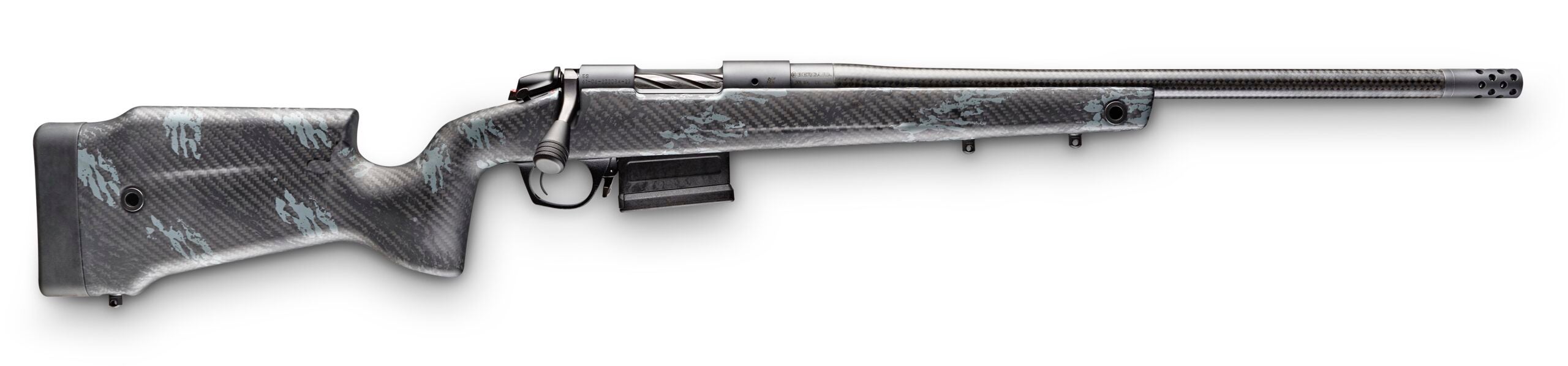 Bergara Crest Carbon rifle on a white background