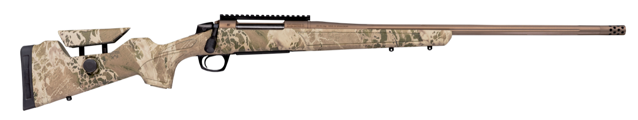 CVA Cascade LRH rifle on a white background