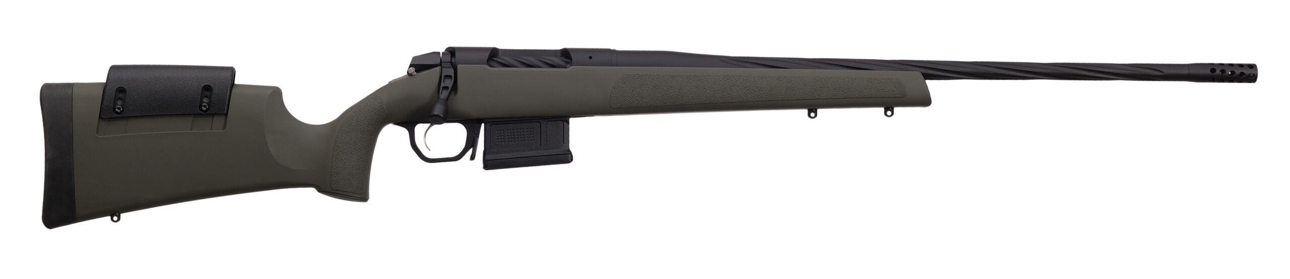 Weatherby Model 307 Range XP rifle on white background