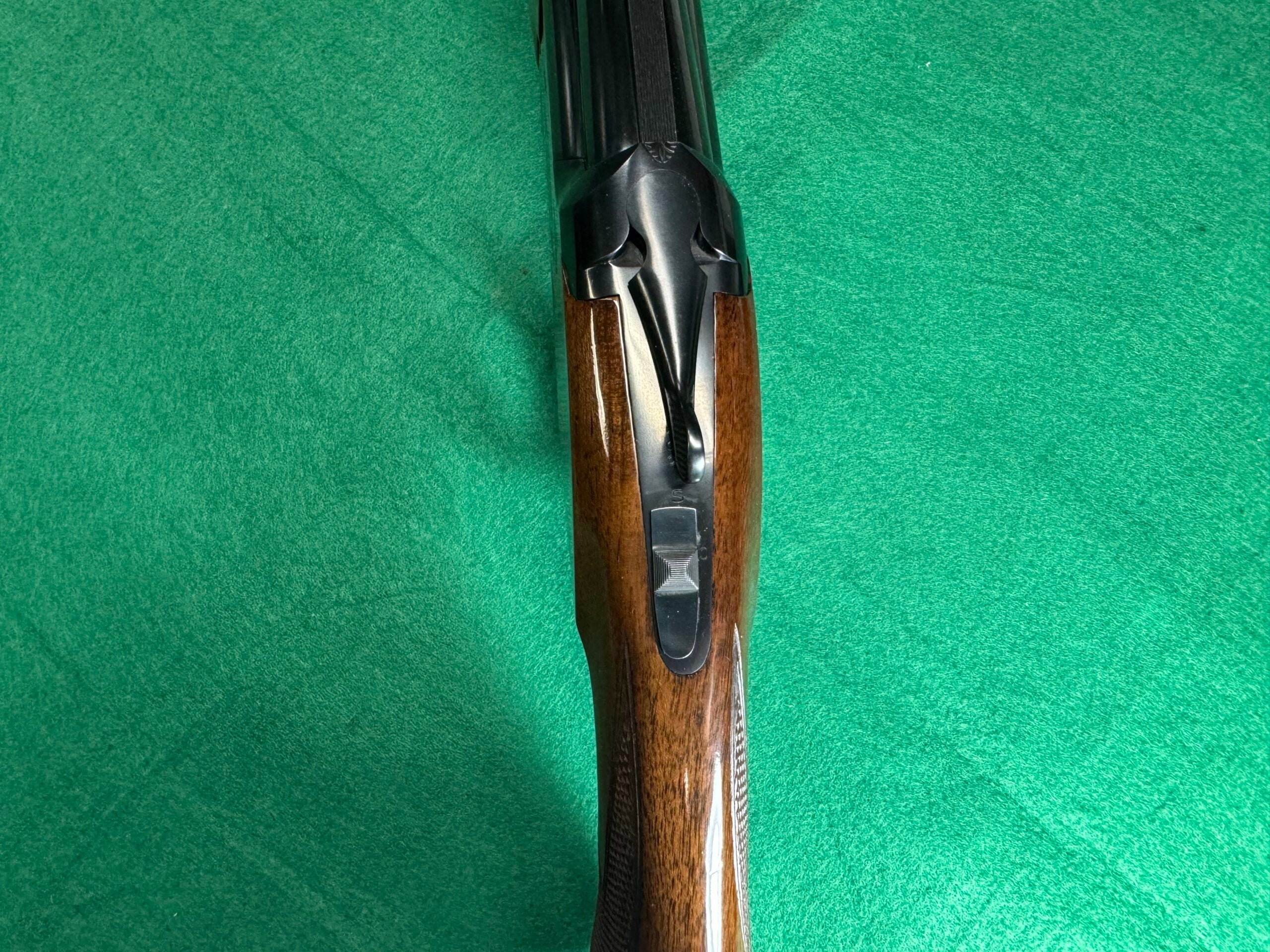 photo of tang safety on break action shotgun