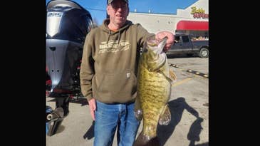 Angler’s Eight-Pound Smallmouth Bass Should Shatter 32-Year-Old State Record