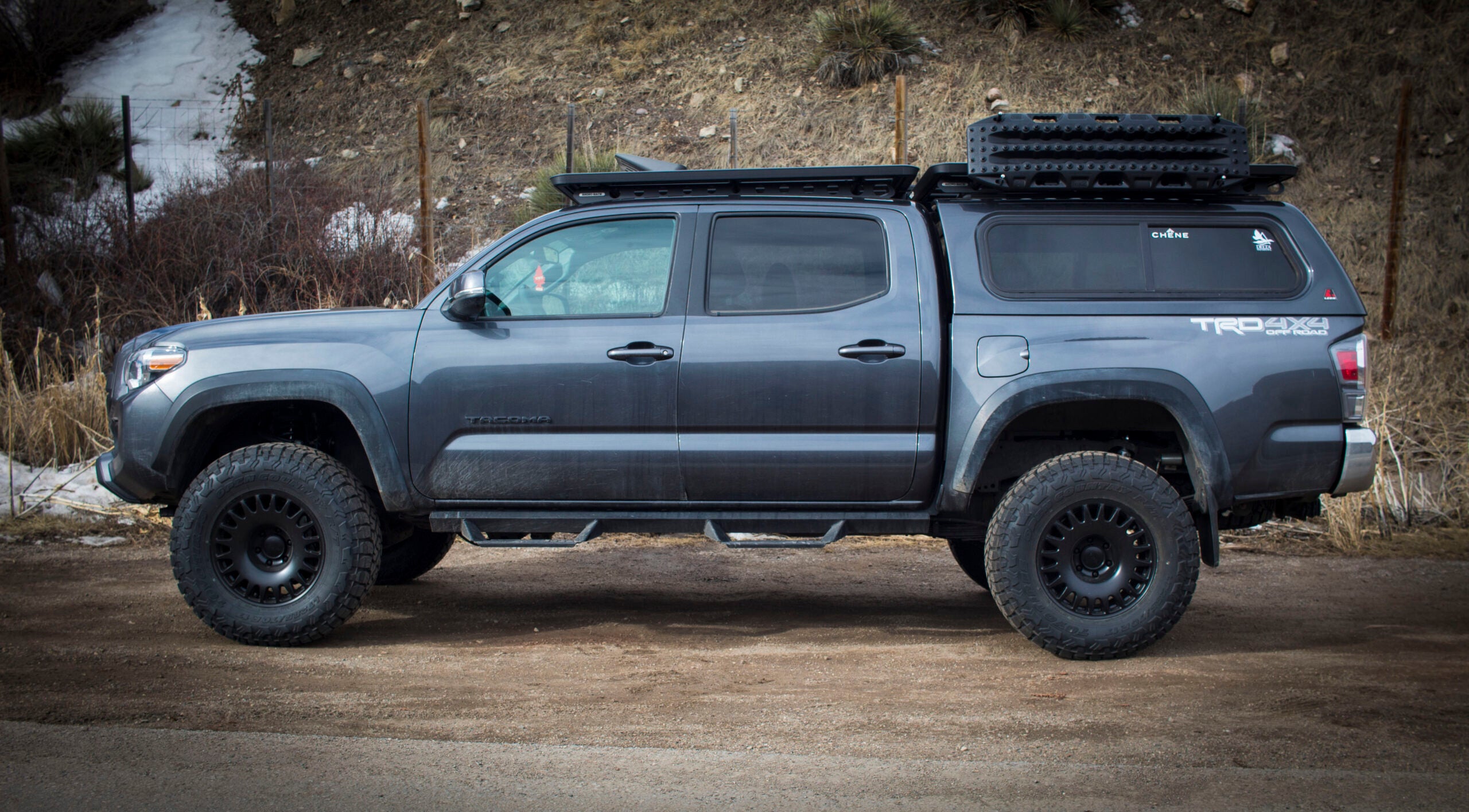 The most up to date version of the author's Toyota Tacoma TRD Off-Road.