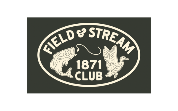 Field & Stream 1871 Club Membership Logo on white background