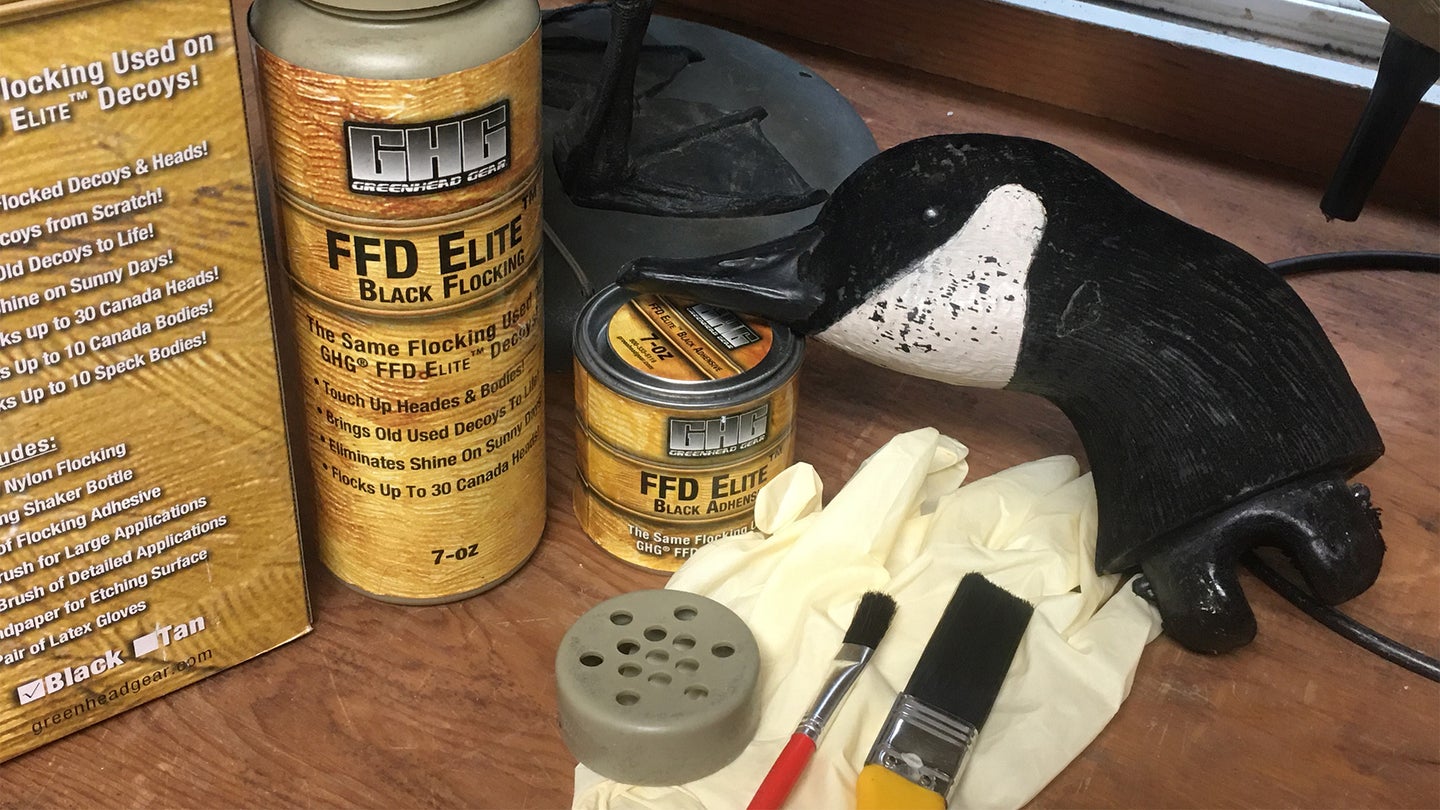 Re-flocking decoys is a simple process that can make old dekes look good as new.