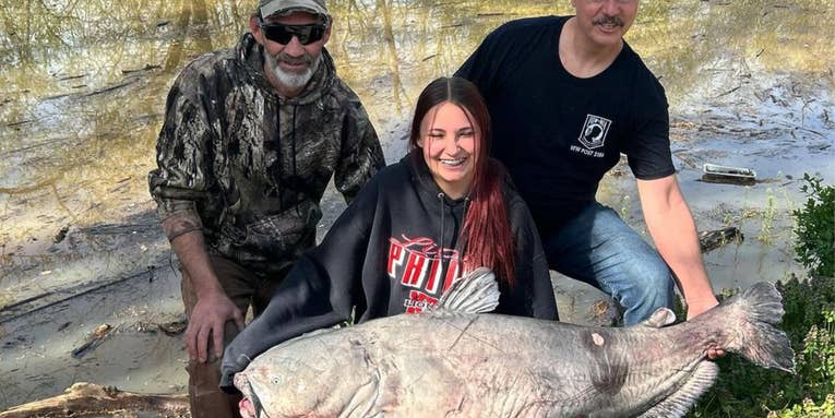 Ohio Teen Jug Fishes Potential State Record 101-Pound Blue Catfish