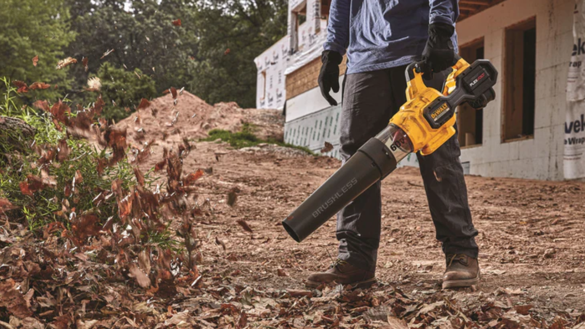 This DeWalt Leaf Blower Is Quiet Yet Powerful—And It's 43% Off Right Now