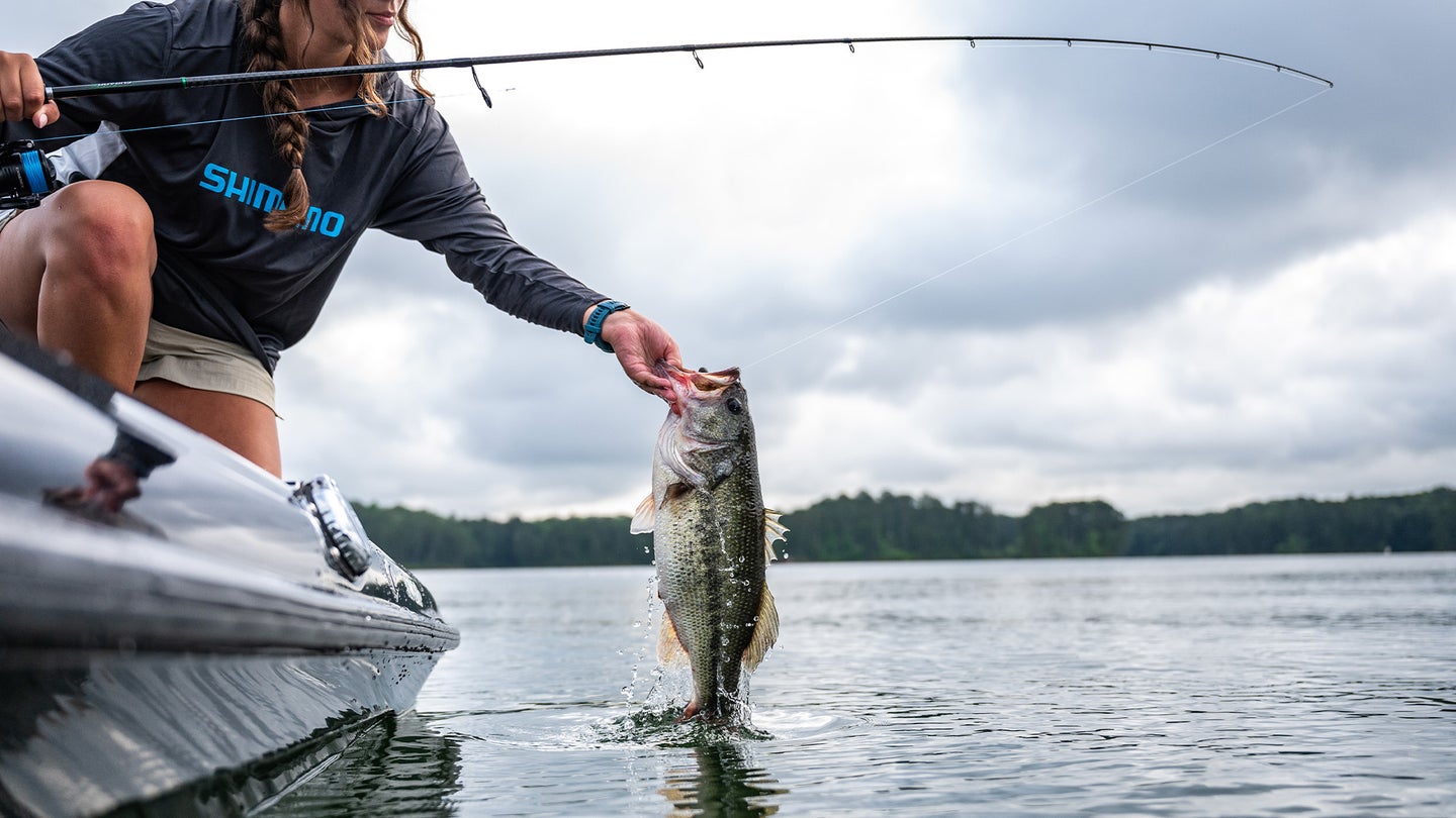 Finesse-style baits and subtle presentations are very effective on post spawn bass.