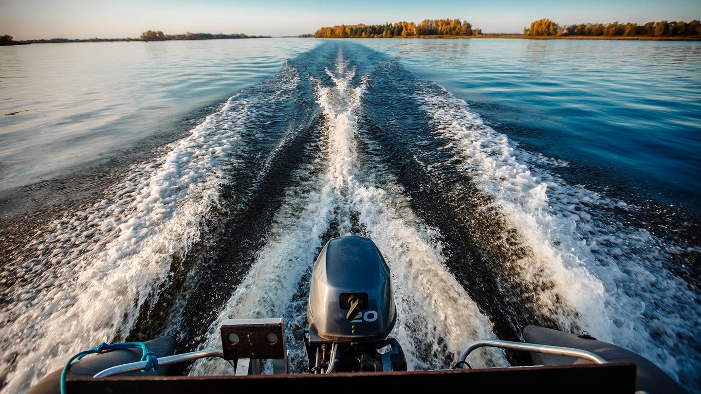 Outboard engines are great for hunting and fishing. 